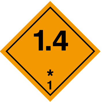 1.4類(lèi)危險(xiǎn)品標(biāo)識(shí)